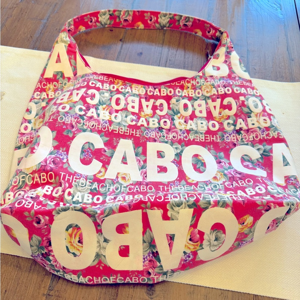 Robin Ruth The Beach of Cabo hobo bag. Signature pink lining. NWOT.